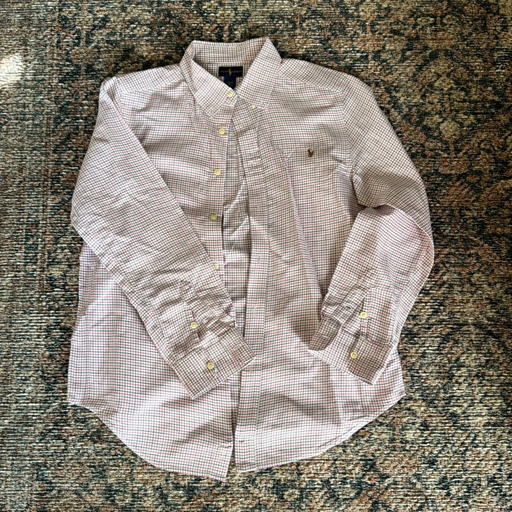 🌟Boys Large Ralph Lauren Button Down 14/16